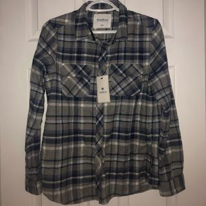 Blue and Grey Wind River Plaid Shirt